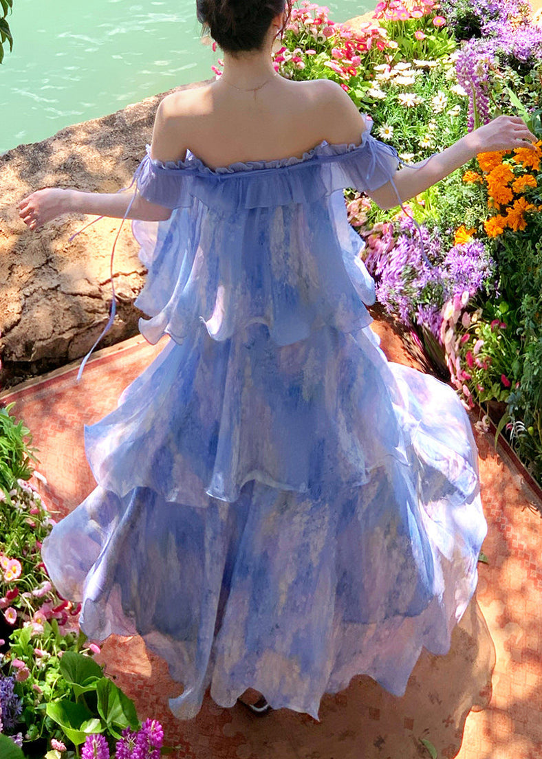 Robe de Plage Longue Imprimée 4