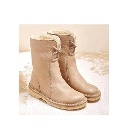 Variant image for Bottes Femme Imperméables en Laine et Cuir pour Hiver-46