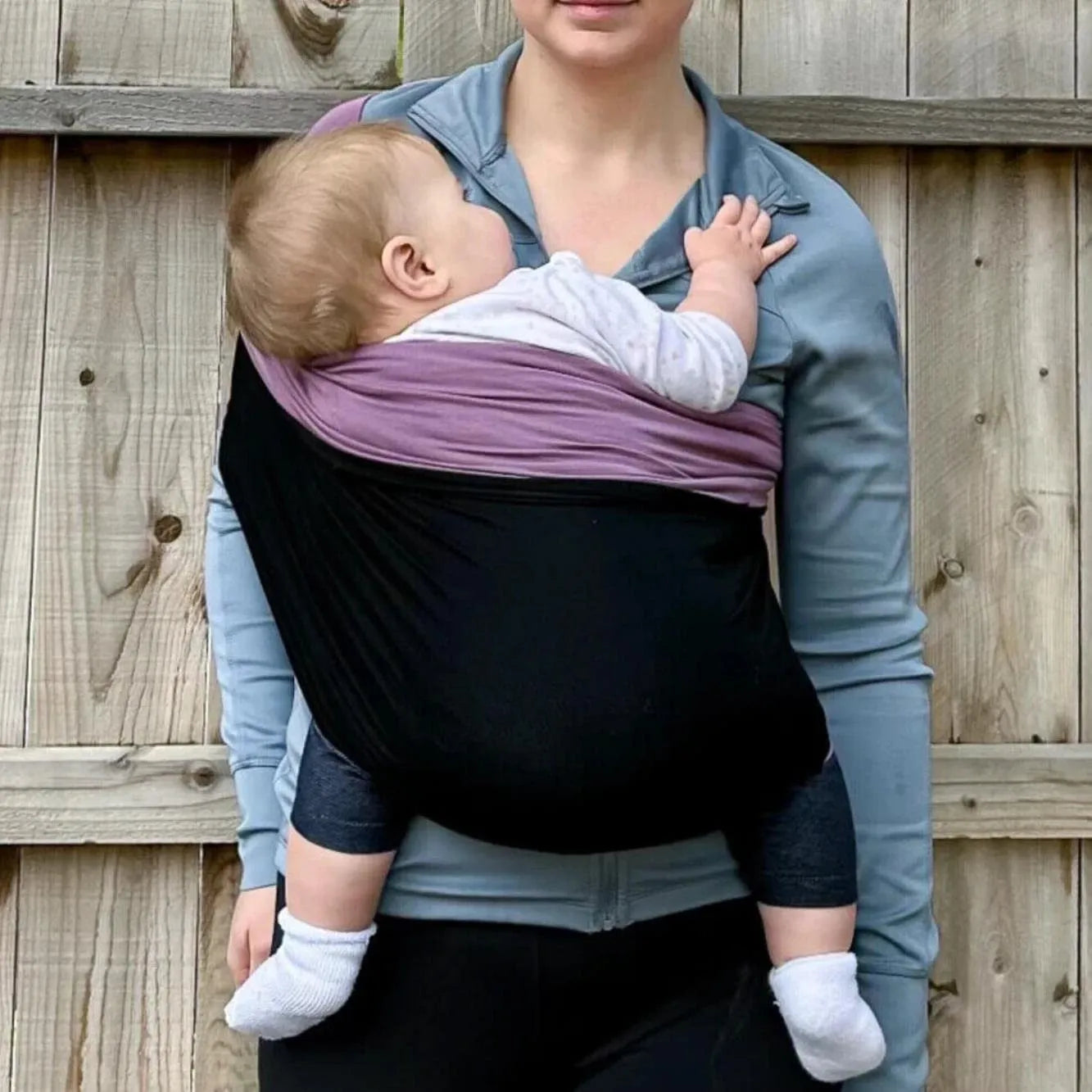 Variant image for Porte-bébé Réversible Beige Coton Bio Confortable-2