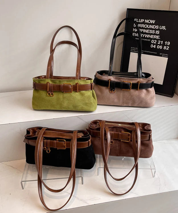 Sac Bandoulière Femme Patchwork Tendance avec Bandoulière Ajustable 4