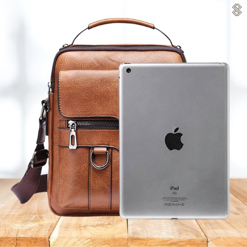 Sac à dos en cuir pour ordinateur portable, sac de travail, sac à bandoulière 4