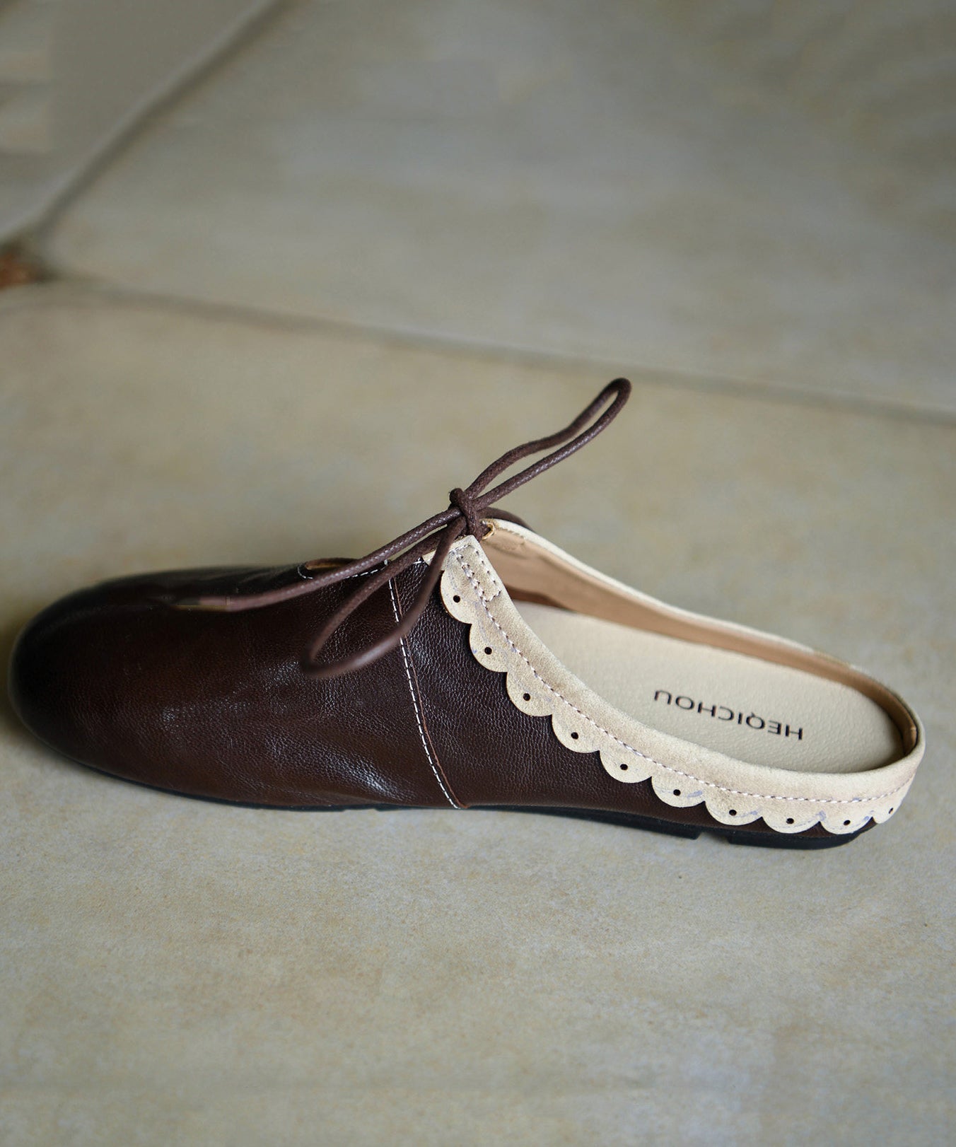Sandales à glissière pour femmes style épissage à lacets 0