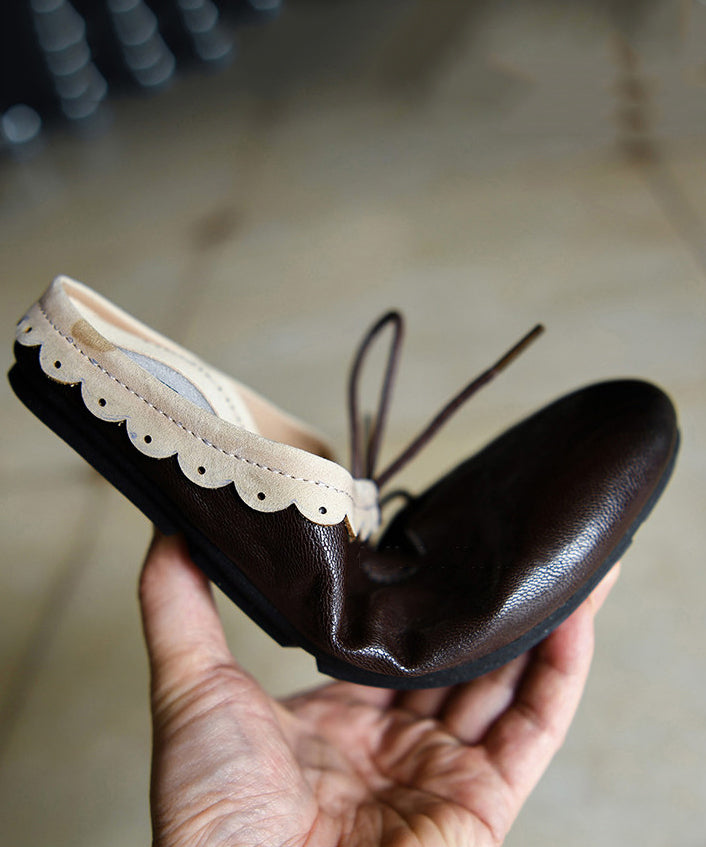 Sandales à glissière pour femmes style épissage à lacets 3