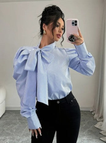 Chemisier Femme Chic Surdimensionné en Coton Doux-4