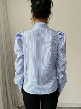 Chemisier Femme Chic Surdimensionné en Coton Doux-3