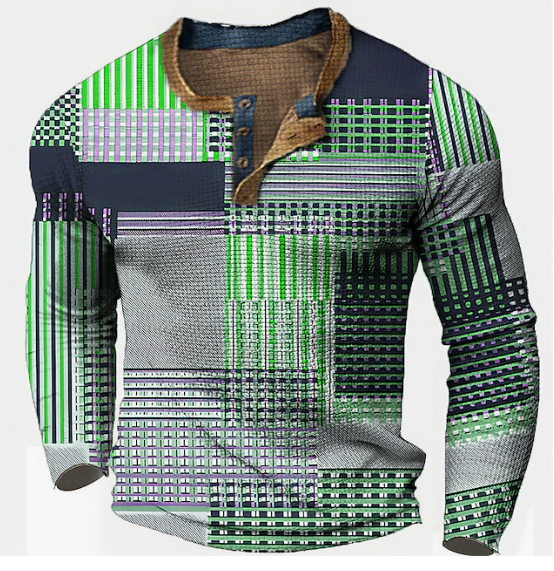 Variant image for Pull Homme Hiver Col Roulé en Maille Gaufrée 100% Coton Design Italien-17