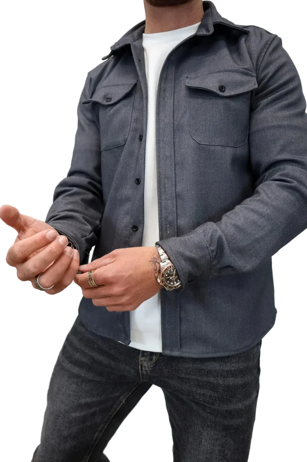 Surchemise Homme Décontractée Moderne pour Toutes Occasions 5