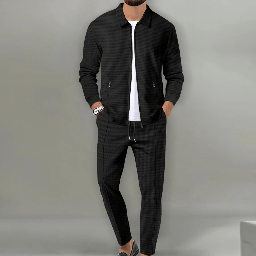 Survêtement Décontracté pour Hommes avec Veste Zippée 2