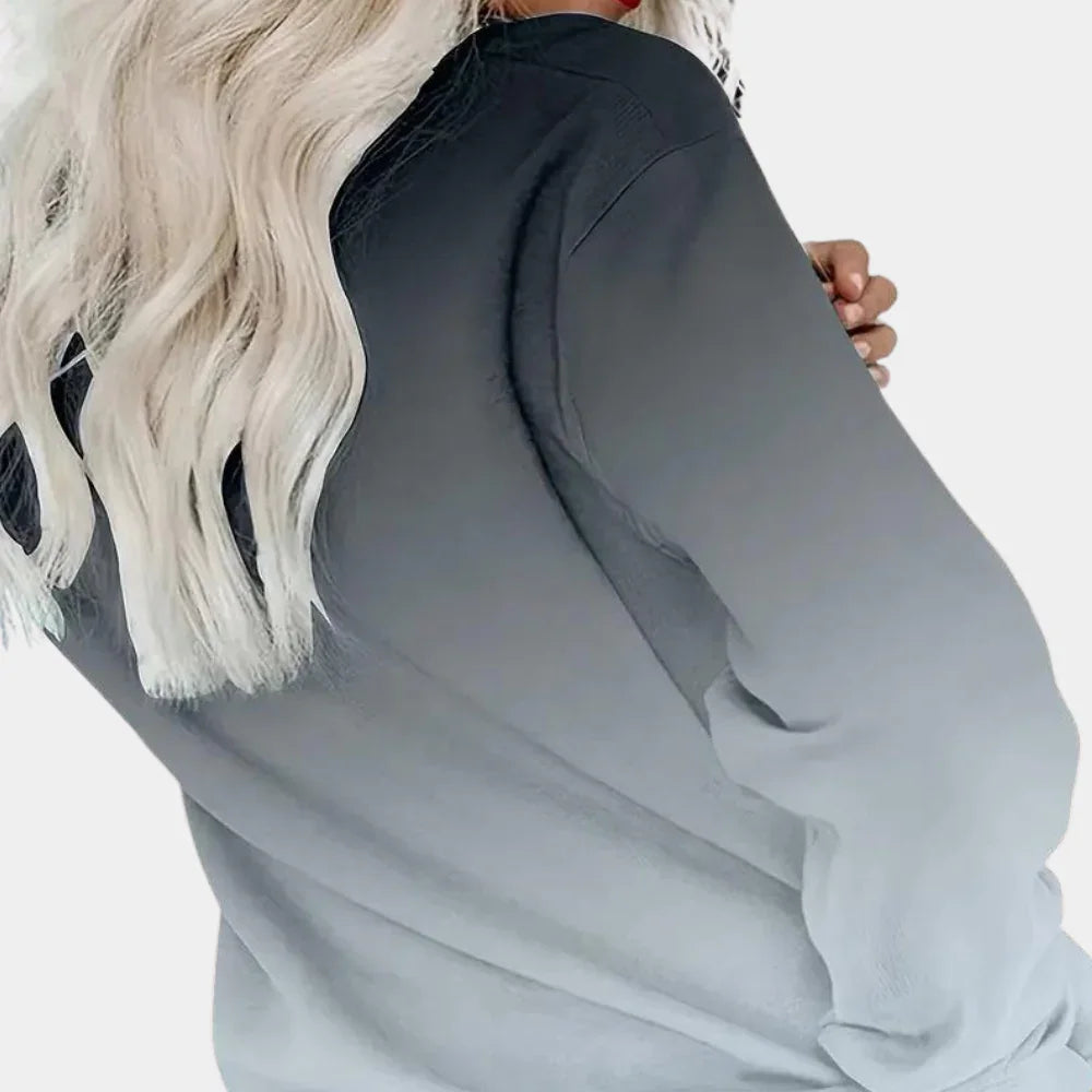 Sweat-shirt Femme Dégradé Style Décontracté 4