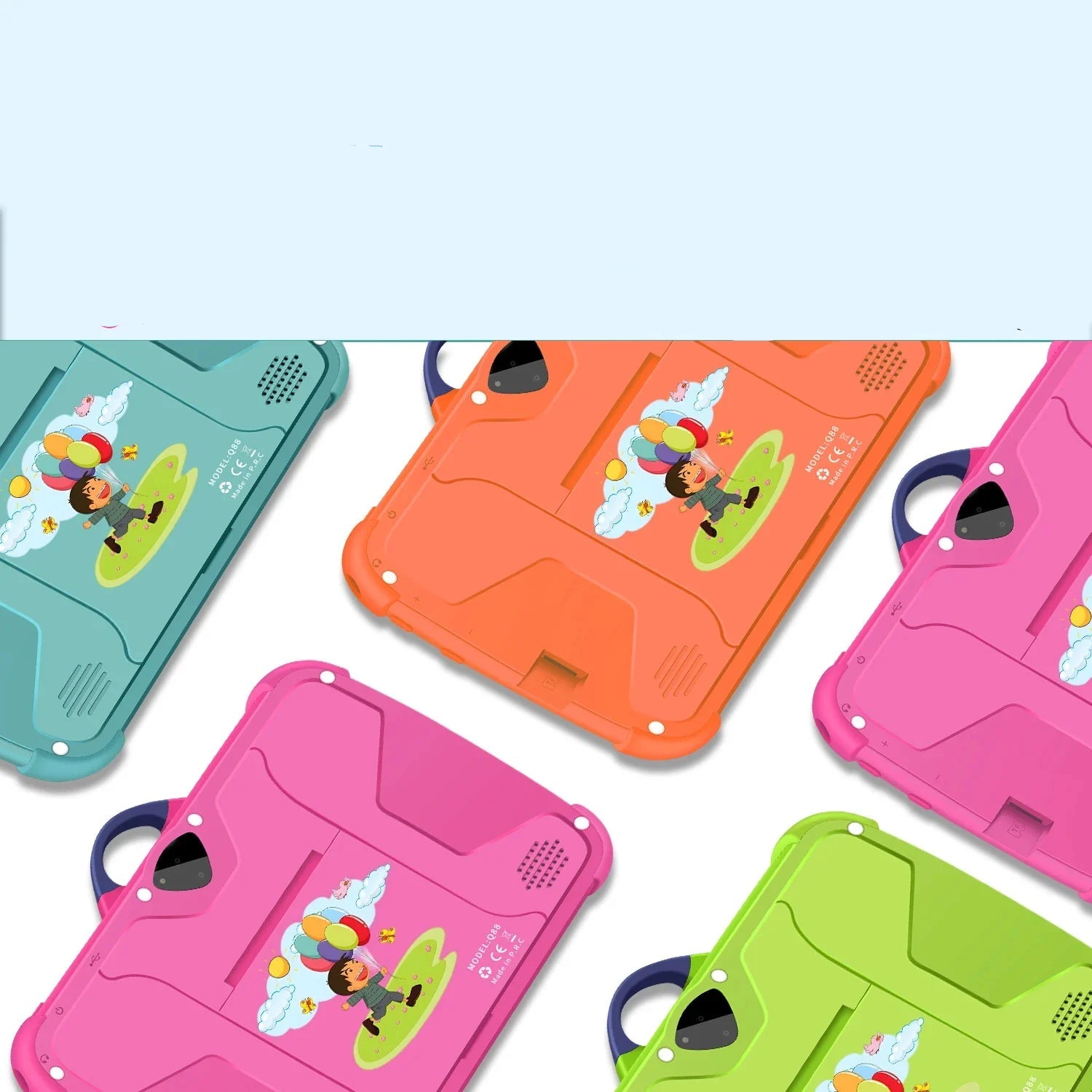 Tablette Enfant 7.0 Pouces Éducative Quad Core 4GB RAM 64GB ROM 5
