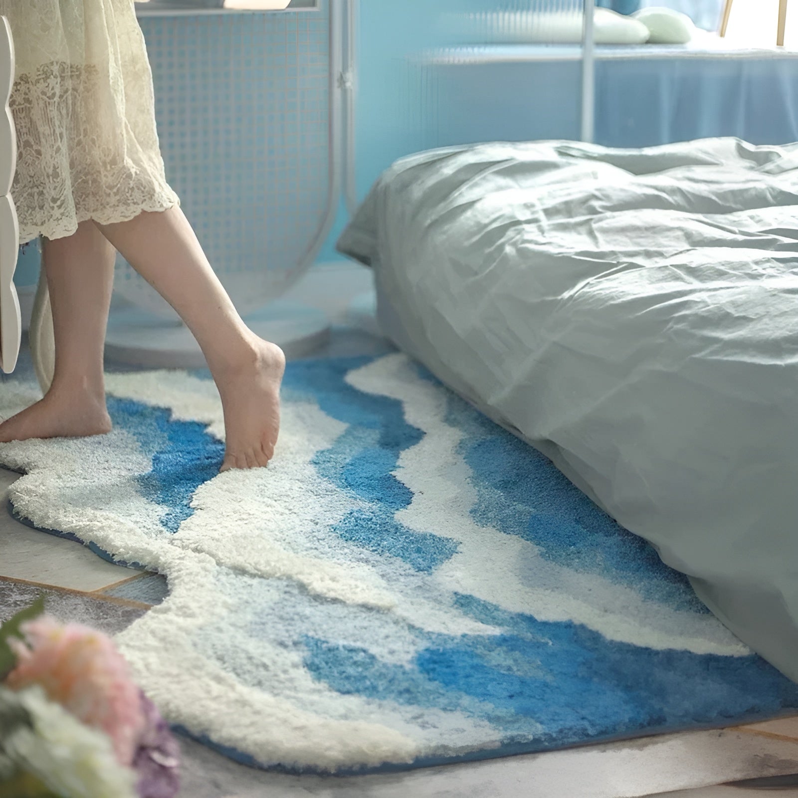Tapis Ondulé Design Contemporain 3