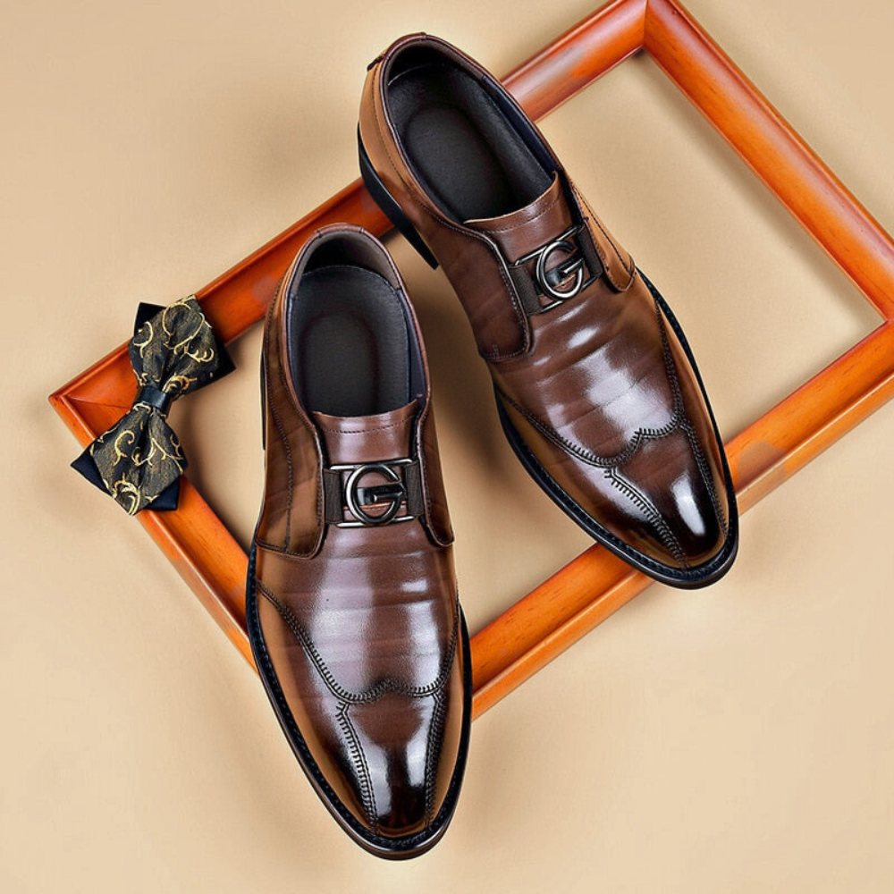Chaussures pour hommes Élégantes en Cuir Artificiel 1