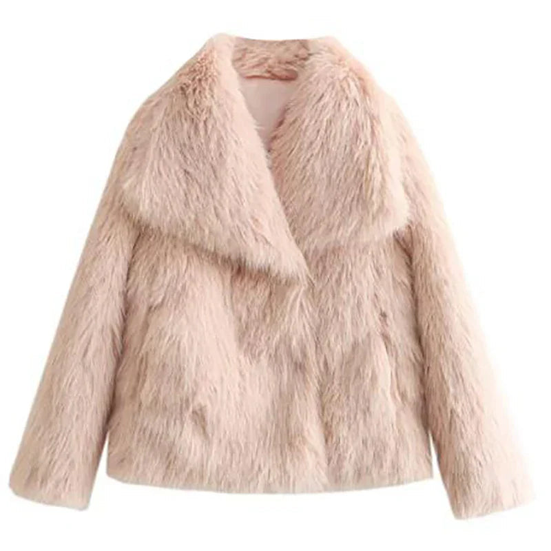 Veste Décontractée Femme en Fausse Fourrure 7