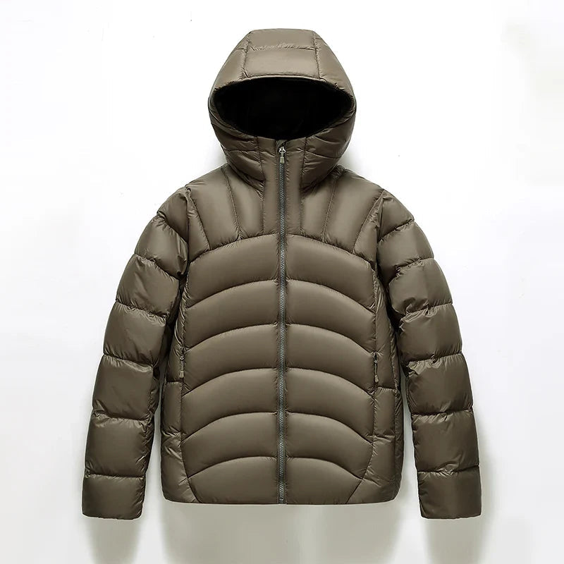 Veste Hiver Homme Matelassée à Capuche Moderne 6
