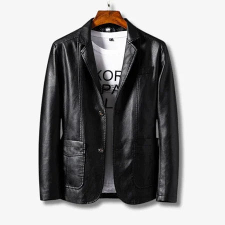 Veste Homme Col Montant Boutonnée Style Moderne 0