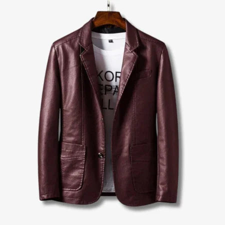 Veste Homme Col Montant Boutonnée Style Moderne 2