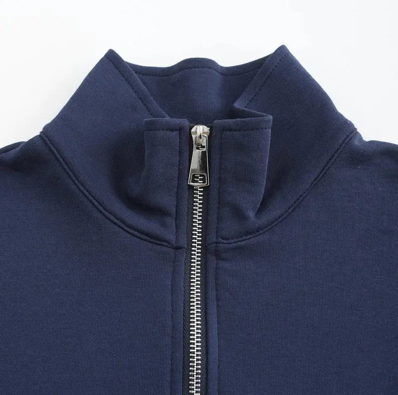 Veste Homme Zippée Moderne Décontractée 4