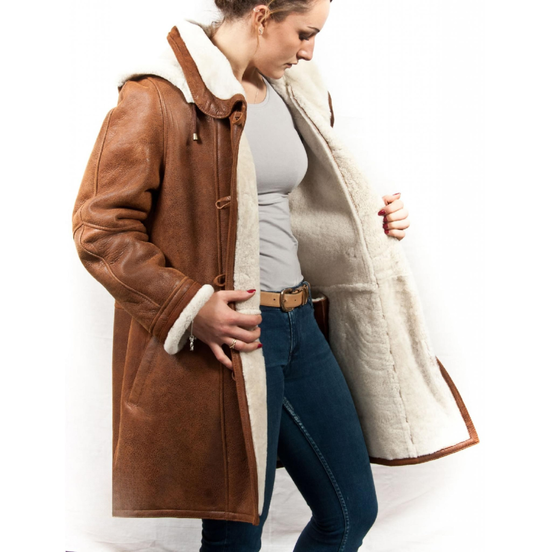 Veste Longue à Capuche pour Femme Décontractée 2
