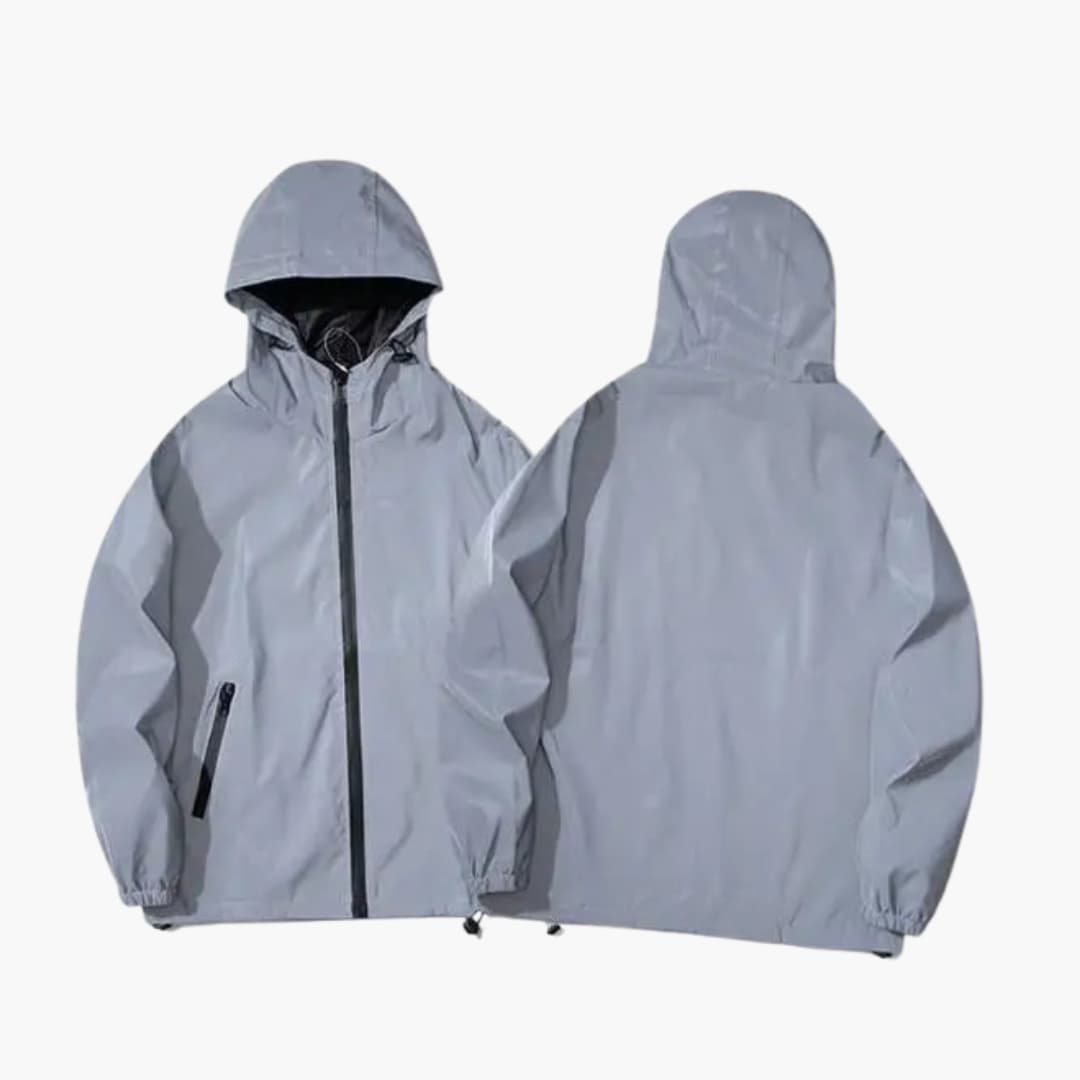 Veste Masculine Softshell avec Capuche et Détails Réfléchissants 1