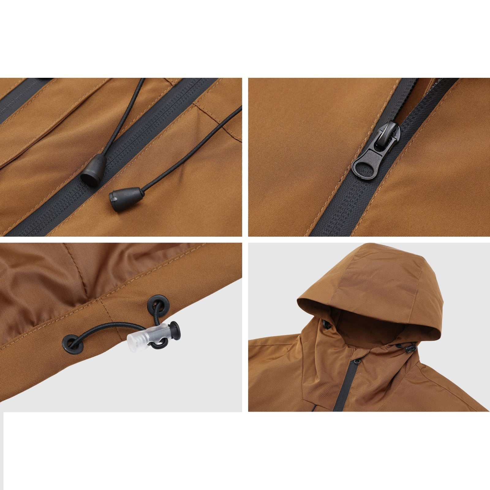 Veste Randonnée Imperméable Respirante Homme Avec Capuche 8