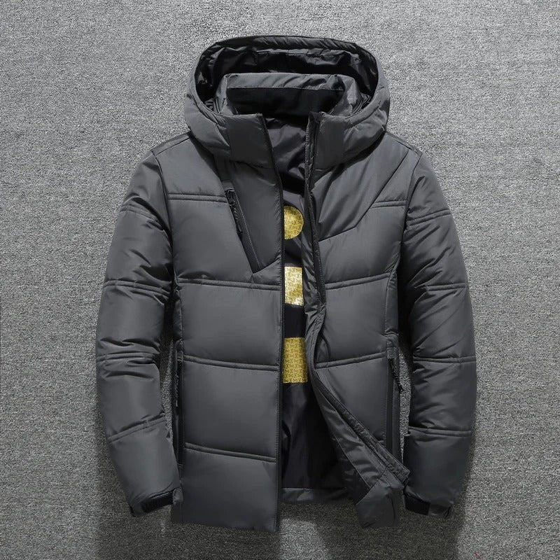 Veste d'hiver pour hommes en duvet moderne 1