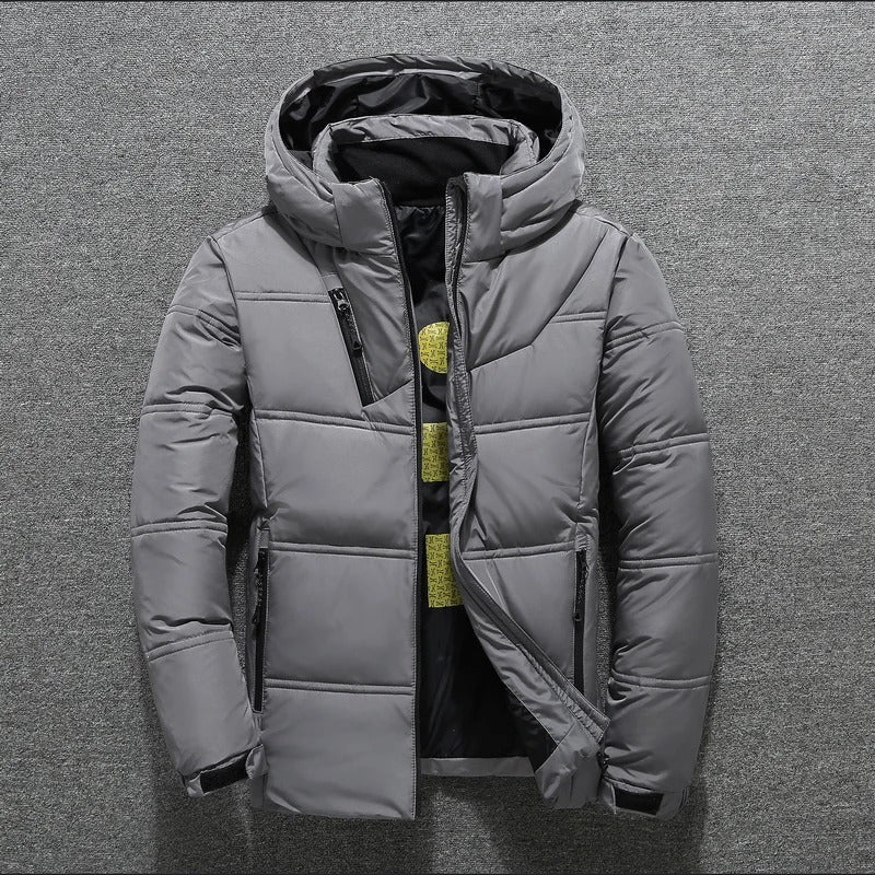 Veste d'hiver pour hommes en duvet moderne 3