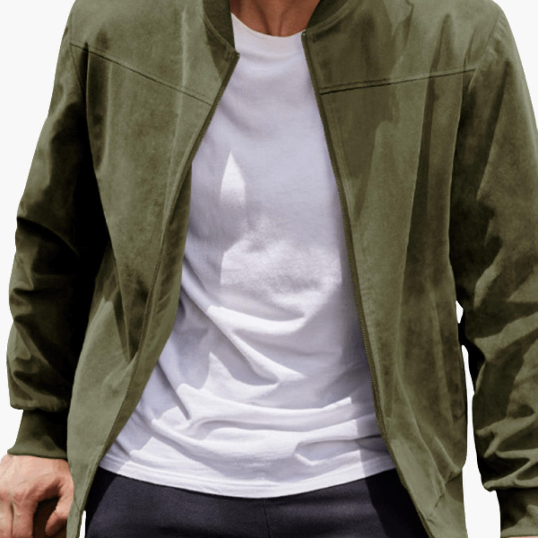 Veste pour Hommes Style Bombardier avec Poches 4