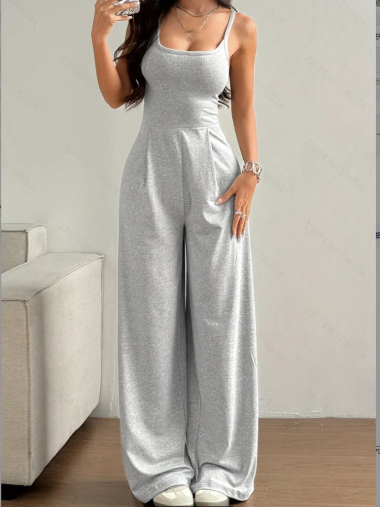 Women’s Casual Jumpsuit Backless 1