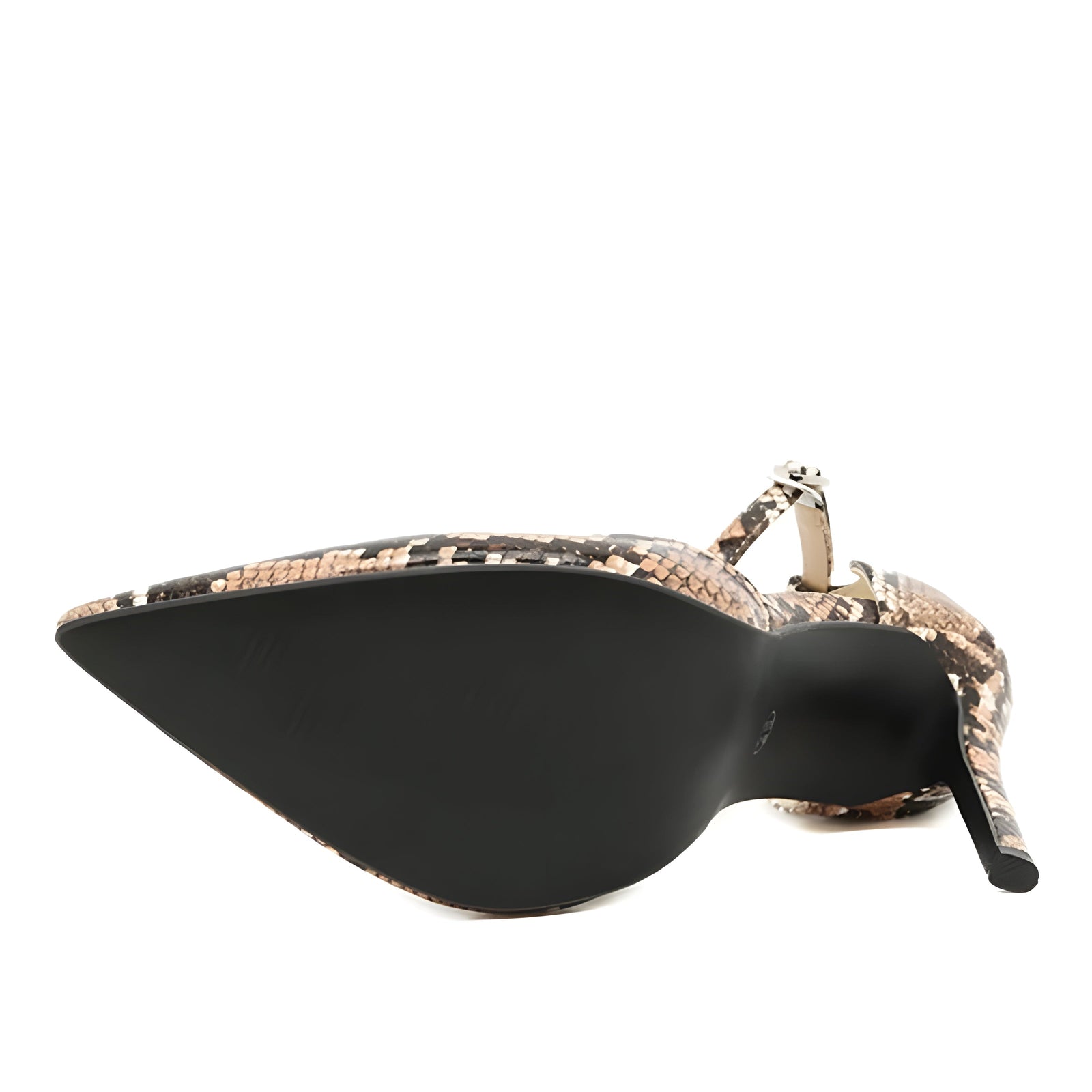 Women's Heeled Shoes Python Print 3