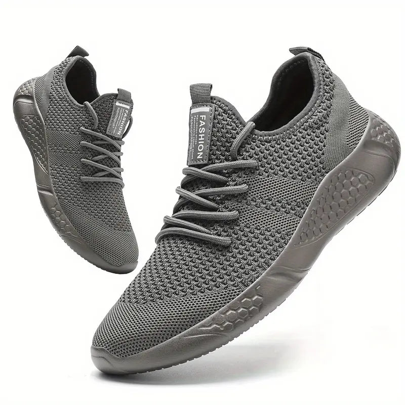Chaussure Running Homme Légère Respirante Tissu Caoutchouc-2
