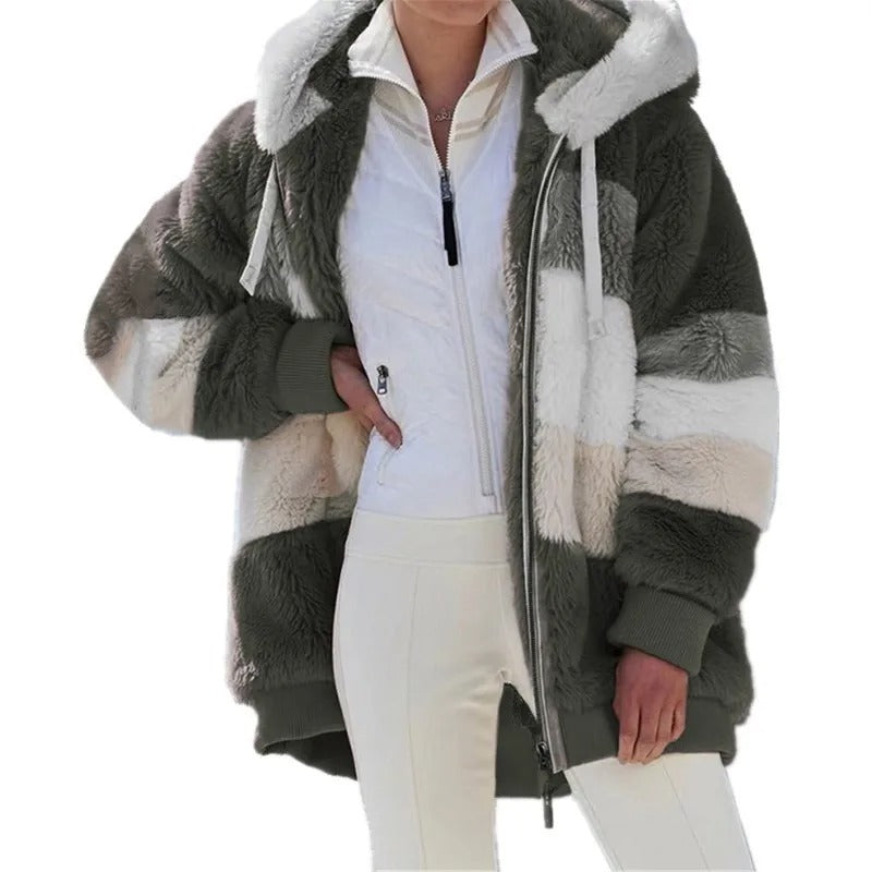 Veste à capuche surdimensionnée pour femmes