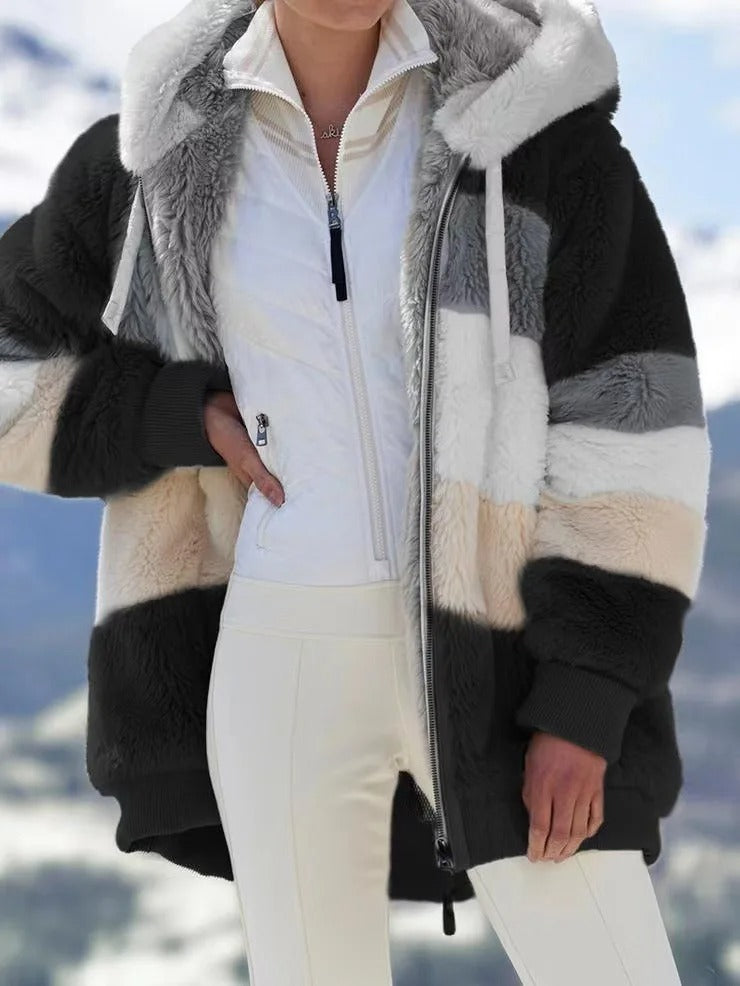 Veste à capuche surdimensionnée pour femmes