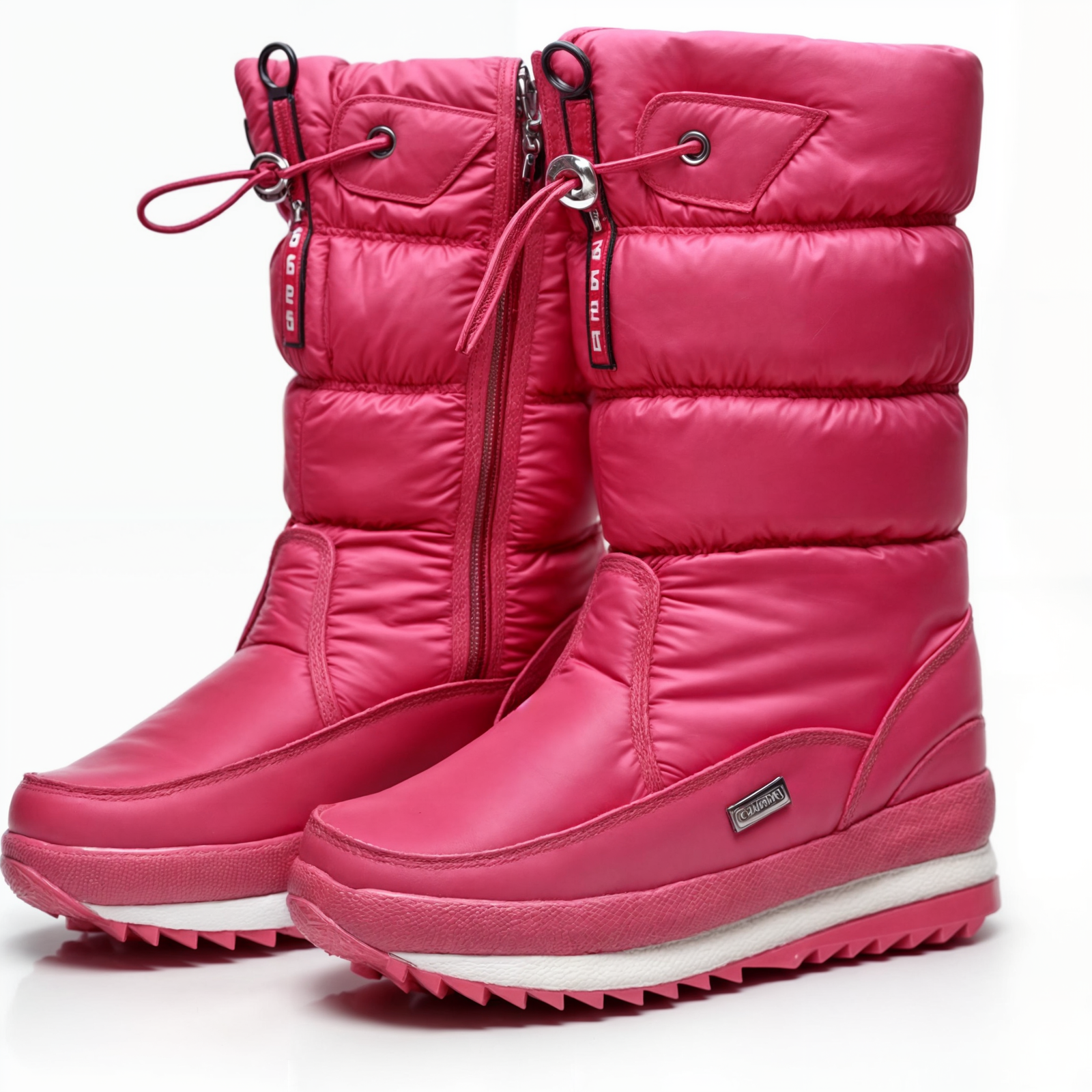 Bottes d'hiver en peluche épaisse pour femmes