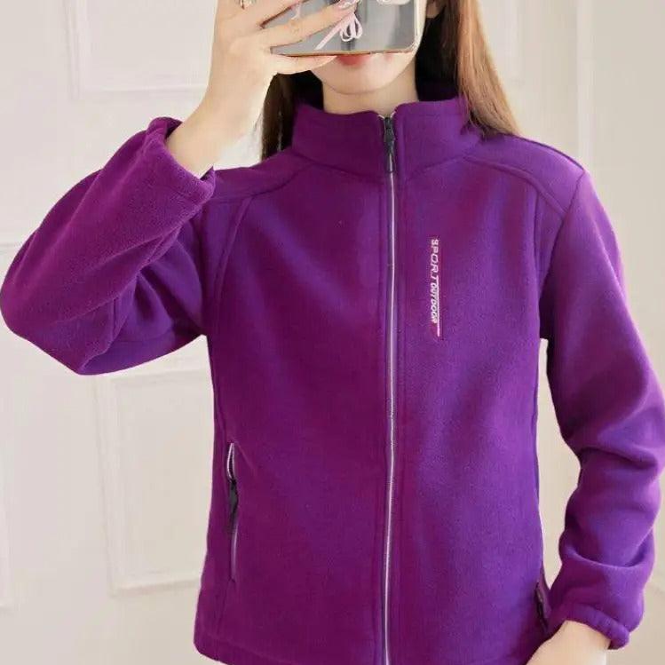 Veste polaire chaude pour femmes