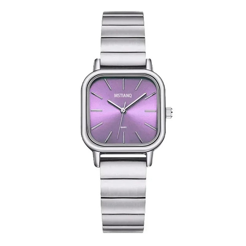 Montre de ceinture en acier de luxe pour femmes