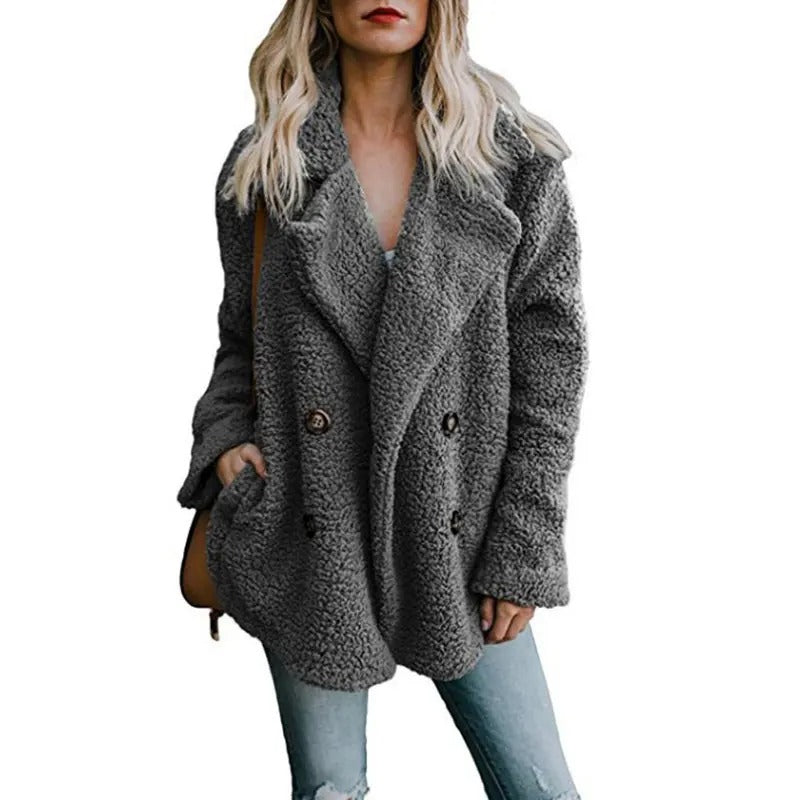 Veste molletonnée surdimensionnée pour femmes