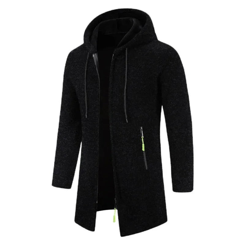 Sweats à capuche zippés à manches longues pour hommes