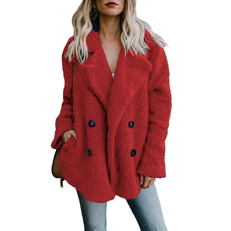 Veste molletonnée surdimensionnée pour femmes