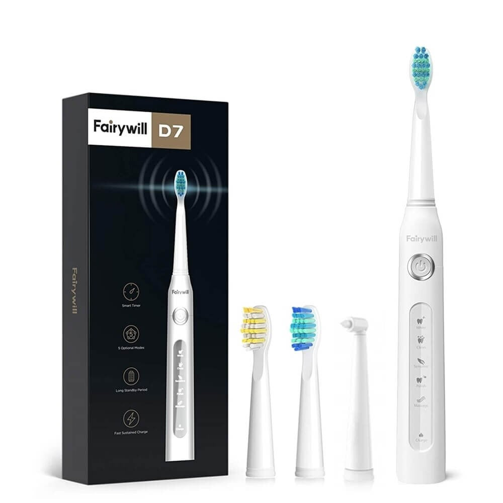 Brosse à dents électrique sonique rechargeable