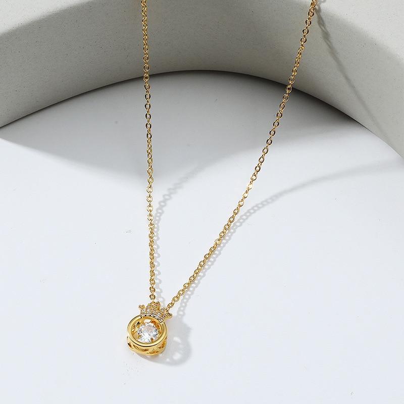 Collier Couronne dansante