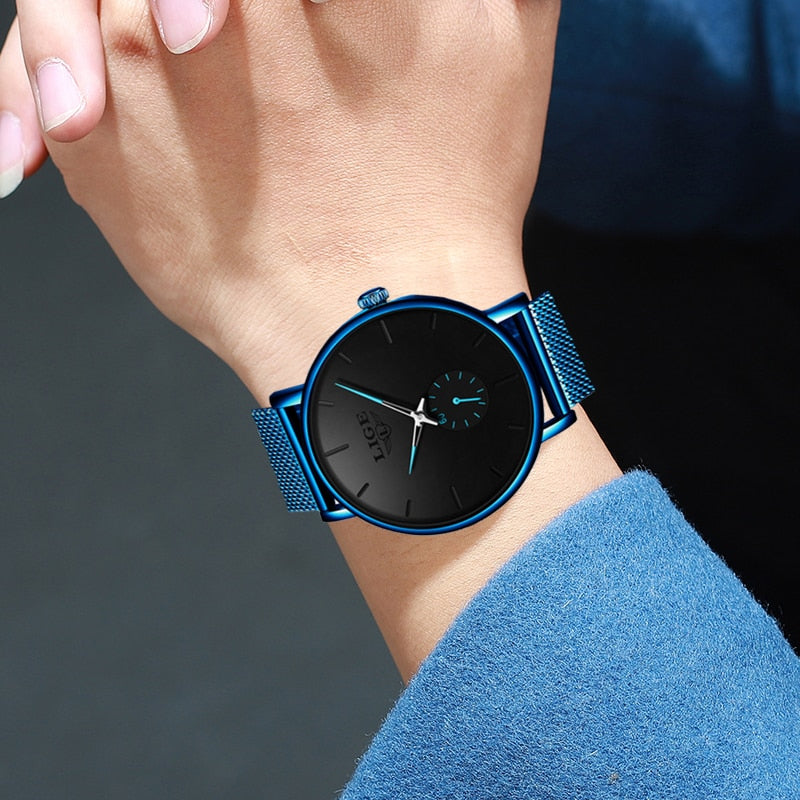 Montre de luxe à quartz étanche
