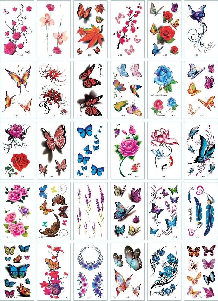 Stickers de tatouage 3D