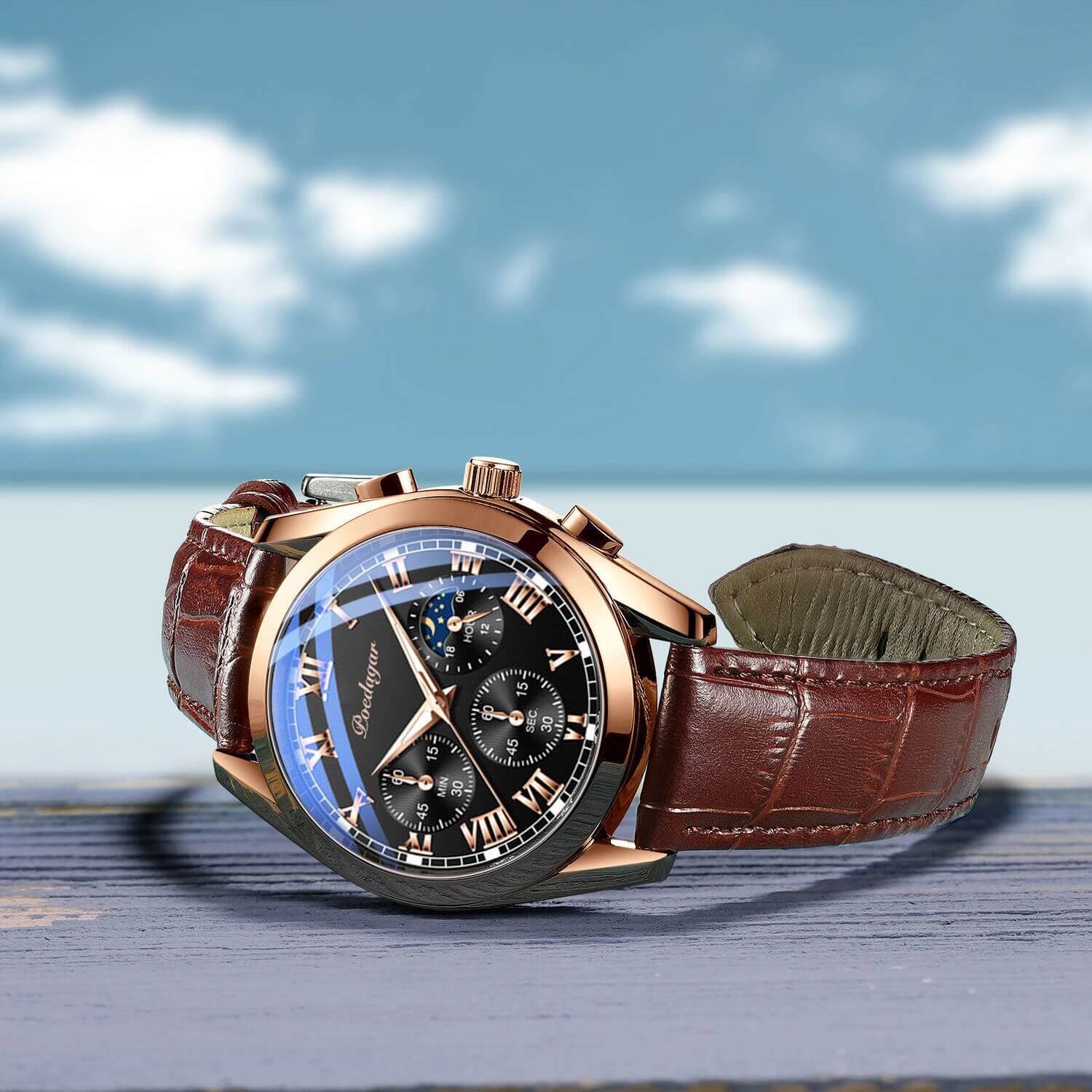 Montre-bracelet de première qualité pour hommes