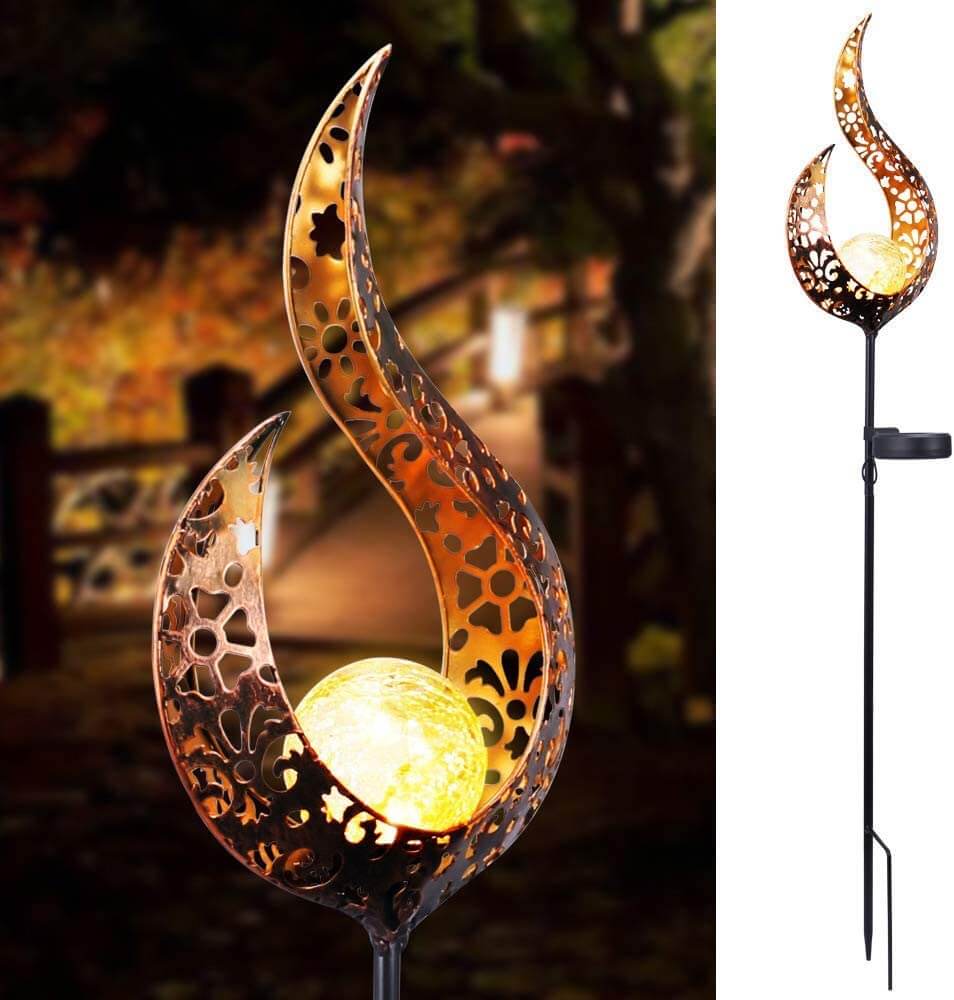 Lampe d'extérieur rétro pour jardin