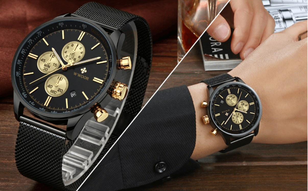 Montre-bracelet chronographe ultra-mince