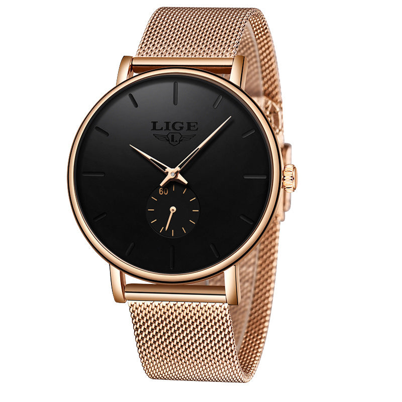 Montre de luxe à quartz étanche