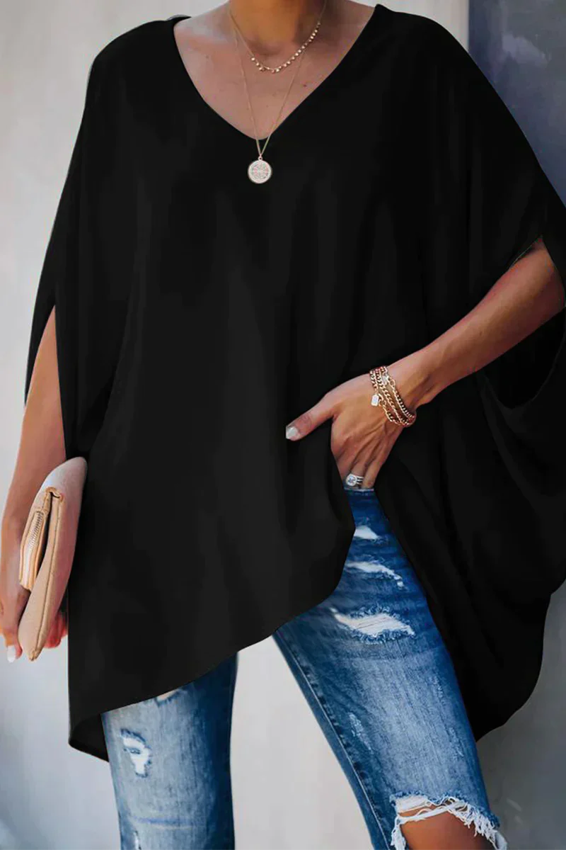 Variant image for Chemisier Femme Chic Ample Polyester Élégant-6