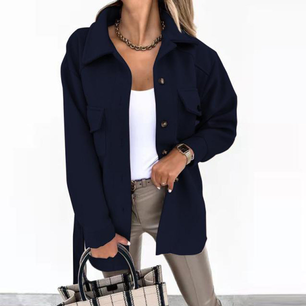 Variant image for Veste Femme Élégante Tissu Léger Style Moderne-10