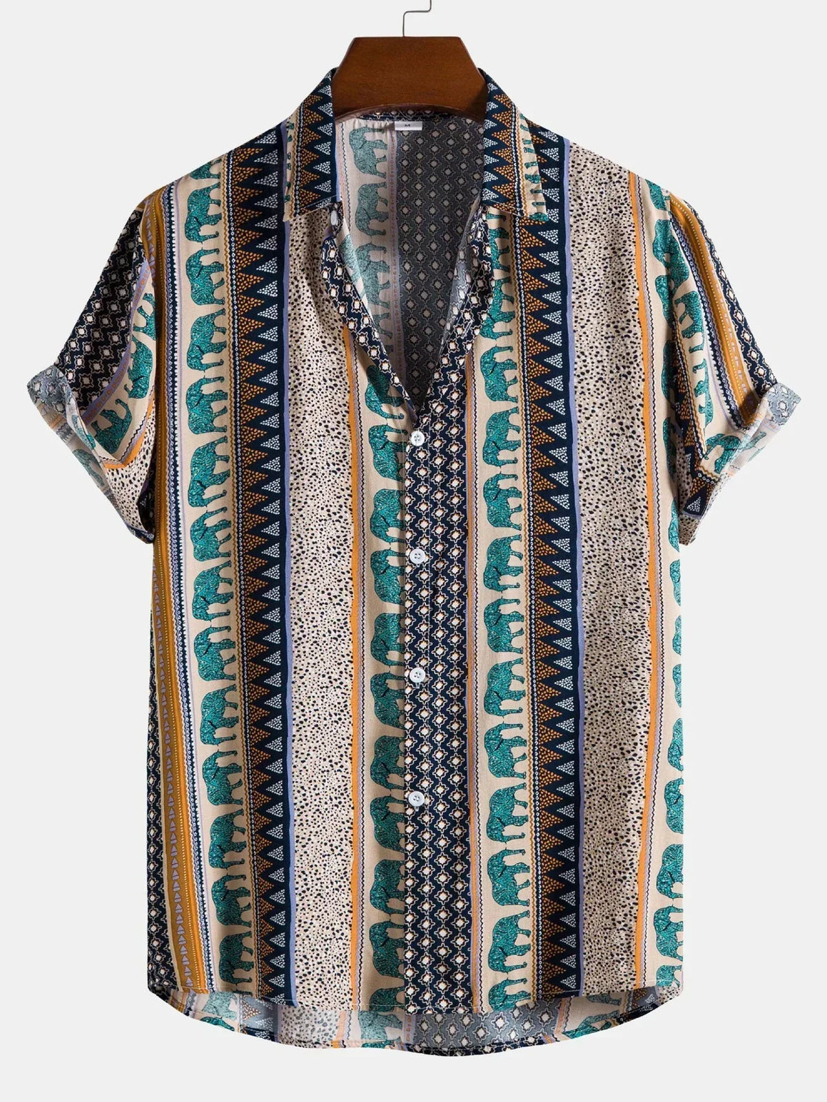 Variant image for Chemise Homme Détendue Vintage 100% Coton-19