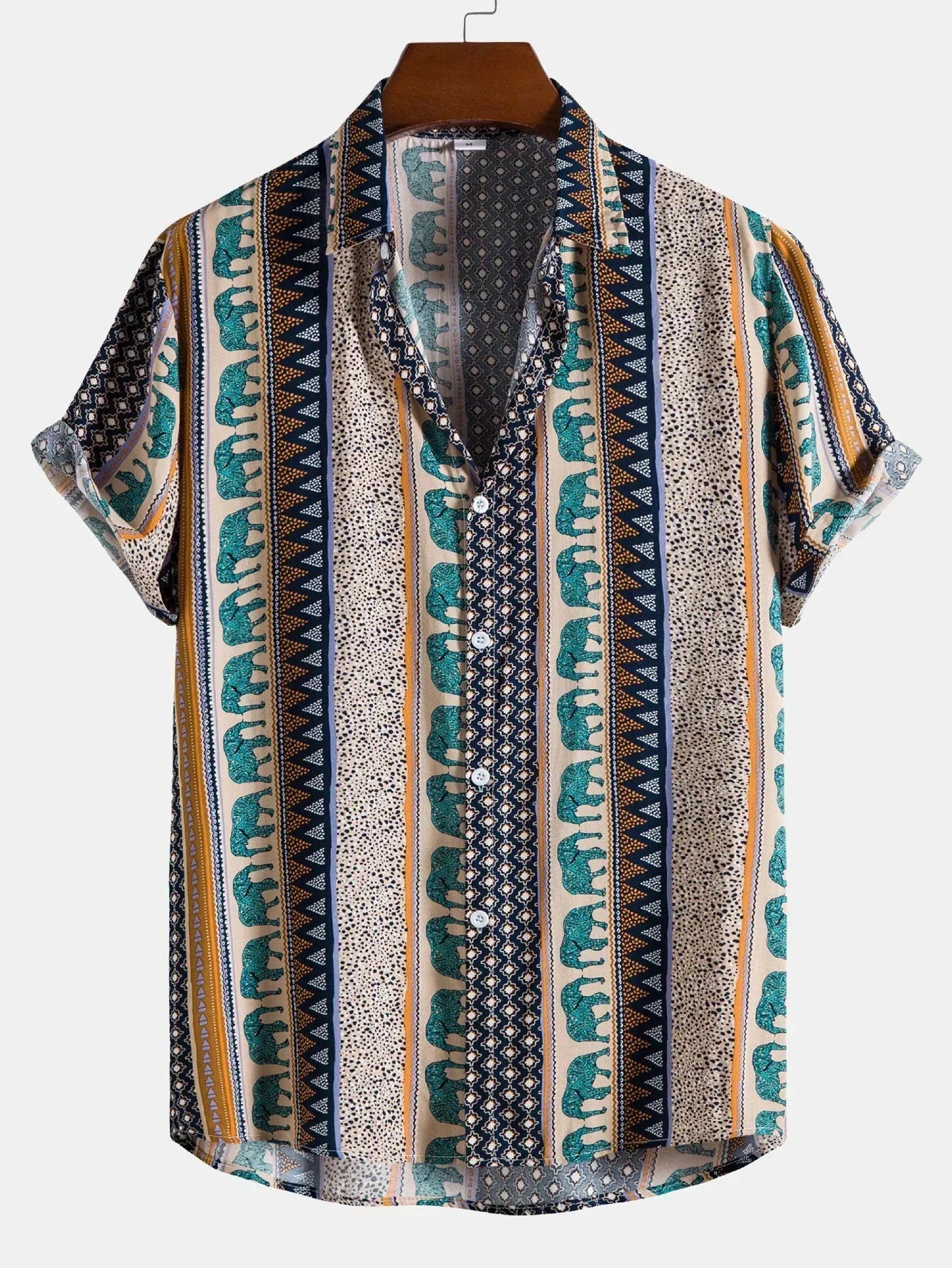 Variant image for Chemise Homme Détendue Vintage 100% Coton-19